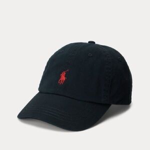 Polo Ralph Lauren The Iconic Cotton Chino Ball Cap in Polo Black